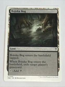 NM MTG WHITE BORDER BOJUKA BOG MYSTERY BOOSTER 2 - Image 1