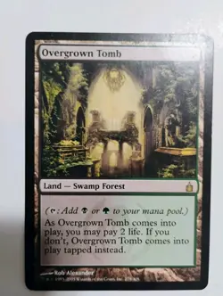 Overgrown Tomb LP/MP MTG Ravnica: City Of Guilds (RAV) (279) Authentic - Image 1