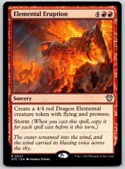 Elemental Eruption 27 Commander: Outlaws of Thunder Junction MTG NM - Image 1