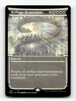 Brilliant Restoration (Showcase) Kamigawa: Neon Dynasty #363 Rare - Image 1