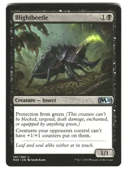 Blightbeetle 87 Uncommon Core Set 2020 Magic: The Gathering Near Mint - Image 1