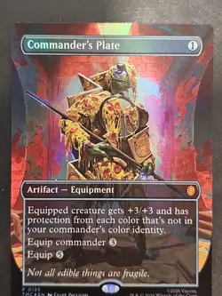 Commander's Plate (Borderless) Commander: Teenage Mutant Ninja Turtles Foil - Image 3