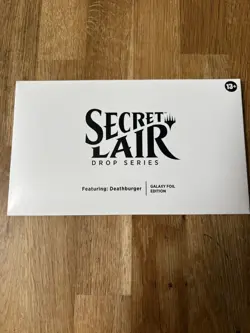 MTG Secret Lair – Deathburger (Galaxy Foil) (Sealed & New) | FIRST PRINT RUN - Image 1