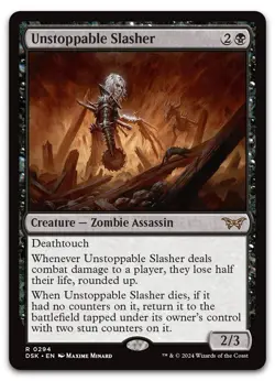 Unstoppable Slasher (0294) #294 (LP) Duskmourn DSK Magic MTG - Image 1