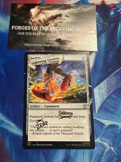 Lightning Greaves (382) Secret Lair Deadpool I Fixed It You’re Welcome NON Foil - Image 1