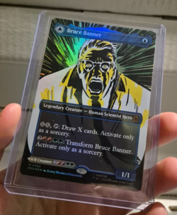 MTG - Bruce Banner - Marvel Super Heroes - #390 - Comics Showcase Foil - Image 3
