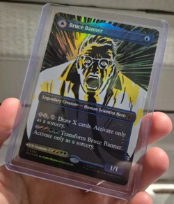 MTG - Bruce Banner - Marvel Super Heroes - #390 - Comics Showcase Foil - Image 5