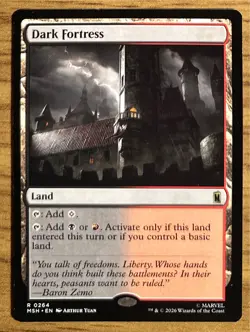 NM Dark Fortress, MTG, Super Heroes, Magic the Gathering, 264 - Image 1