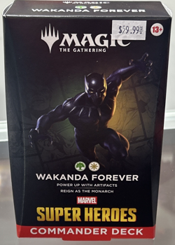 Marvel Super Heroes Commander Deck Wakanda Forever MTG New Black Panther MTG TCG - Image 1