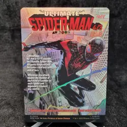Magic The Gathering: Miles Morales / Ultimate Spiderman - BORDERLESS FOIL 2025 - Image 1