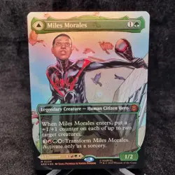 Magic The Gathering: Miles Morales / Ultimate Spiderman - BORDERLESS FOIL 2025 - Image 2