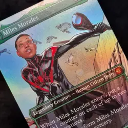 Magic The Gathering: Miles Morales / Ultimate Spiderman - BORDERLESS FOIL 2025 - Image 4