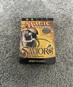 MTG Saviors of Kamigawa SPIRIT FLAMES Deck Magic The Gathering 8th edition - Image 1