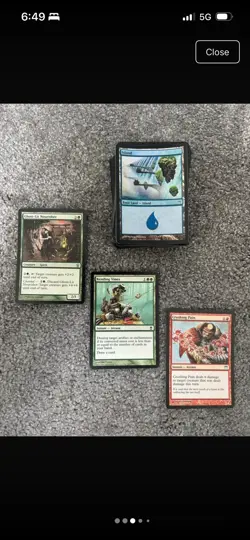 MTG Saviors of Kamigawa SPIRIT FLAMES Deck Magic The Gathering 8th edition - Image 3