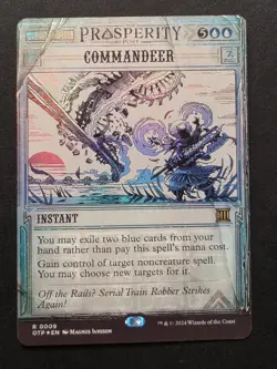 Commandeer 009 Foil Breaking News Near Mint OTJ - Image 1