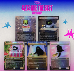 PRESALE| MTG Secret Lair "Cats are the Best" | Purr Majesty | Foil Edition - Image 1