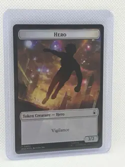 Hero/Robot Villain Double-Sided Token (FOIL) Marvel Super Heroes 0003/0020 - Image 1