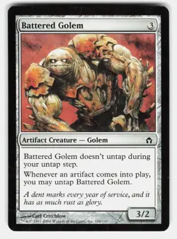 BATTERED GOLEM - Magic: The Gathering - Critchlow LP - Image 1