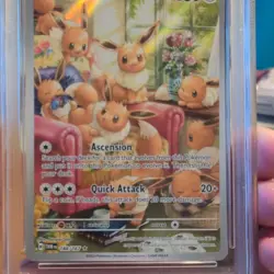 Pokemon Eevee - Holo SV06 Twilight Masquerade Illustration Rare 188/167 PSA 9 - Image 3