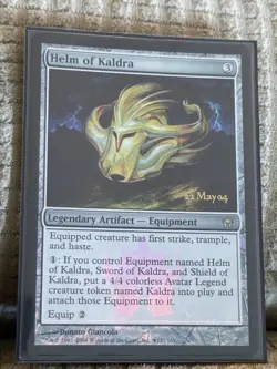 Helm of Kaldra Prerelease Cards Foil - Image 1