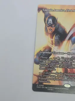 MTG Captain America, First Avenger (Borderless) 0088 - Marvel Universe Eternal - Image 2