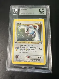 BGS 8.5 Lugia 1st Edition Neo Genesis Holo Pokemon Card #9 NM-MT (0.5 From A 9) - Image 1