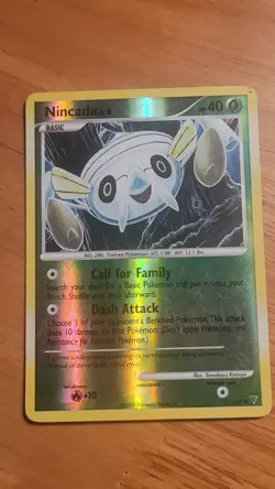 Pokemon Card Nincada Supreme Victors 117/147 Common Reverse Holo LP - Image 1
