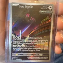 Pokemon TCG Iron Jugulis Paradox Rift Holo Card 216/182 - Image 1
