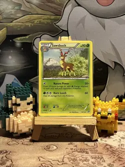 Pokemon TCG Sawsbuck 14/114 B&W Base Set! Non Holo Rare! VLP/NM! - Image 1