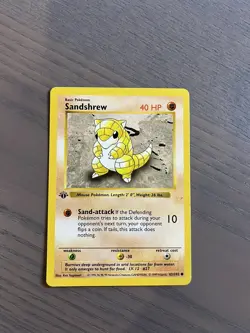 Pokemon TCG Base Set - 1st Edition: Onix 56/102; Diglett 47/102; Sanshrew 62/102 - Image 2