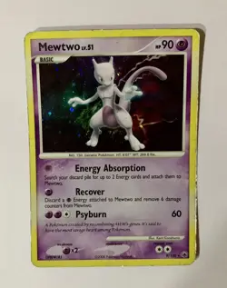 Mewtwo HOLO RARE 9/100 Pokemon Card 2008 - Image 1