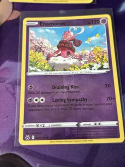 Pokemon TCG Enamorus Crown Zenith 067/159 Reverse Holo Rare - Image 1