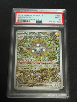 PSA 9 Magneton SVP159 Surging Sparks ETB Promo Deutsch Pokemon Black Star Promo - Image 1