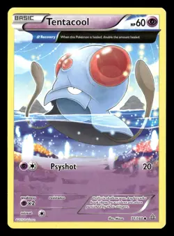 Tentacool 71/160 Uncommon Primal Clash Pokemon Card - Image 2