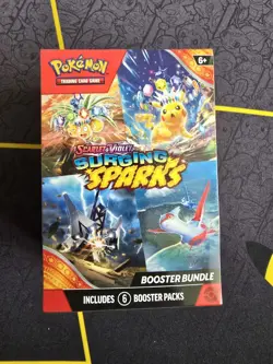Pokemon TCG Surging Sparks Booster Bundle 6 Packs - New & Sealed - Image 1