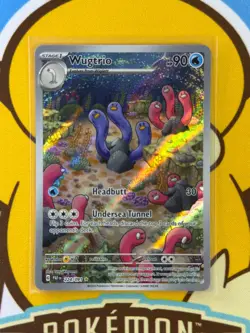 Wugtrio - 224/091 - Illustration Rare - Paldean Fates - English - Pokemon - Image 1