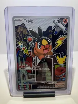 Tepig 050 Promo ME: Mega Evolution Promo Pokemon Holo Near Mint - Image 1