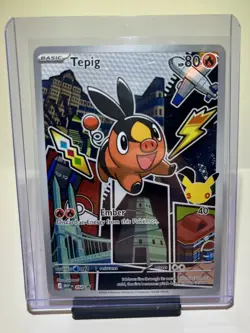 Tepig 050 Promo ME: Mega Evolution Promo Pokemon Holo Near Mint - Image 1