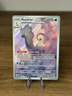 Pokemon TCG Aurorus 092/088 Full Art Illustration Rare Holo Perfect Order NM - Image 1