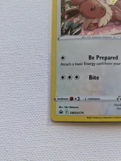 Eevee SWSH175 Pokemon Sword & Shield Promo Holo Near Mint - Image 2