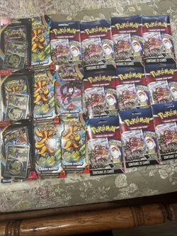 pokemon trading cards sealed packs lot Of 18 New Packs - Image 1
