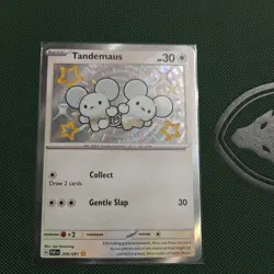 Tandemaus 209/091 Shiny Rare Paldean Fates Pokemon Near Mint - Image 1
