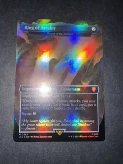 Ring Of Barahir - Sword of The Animist Commander Lord of The Rings MTG Foil NM - Image 2