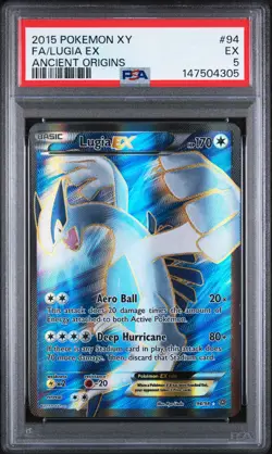 Lugia EX - Pokemon Ancient Origins #94 PSA 5.0 - Image 1