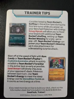 2 Variations ~ Cynthia's Garchomp Trainer Tip Card Pokemon TCG - Destined Rivals - Image 2