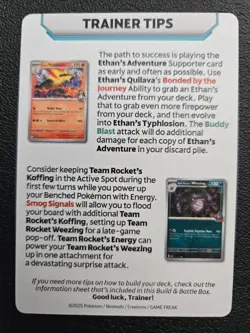 2 Variations ~ Cynthia's Garchomp Trainer Tip Card Pokemon TCG - Destined Rivals - Image 3
