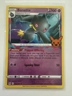 2023 Pokemon Banette Trick or Trade Halloween Set Rare 73 /196 - Image 1