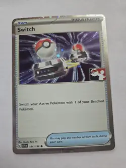 Switch 194/198 NM Cosmos Holo Play Stamp Prize Pack Series Pokemon Card - Image 1