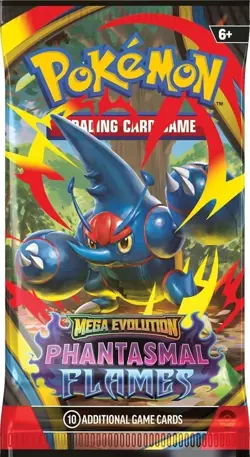 Pokemon TCG Mega Evolution Phantasmal Flames Booster Box 36 Packs Factory Sealed - Image 3