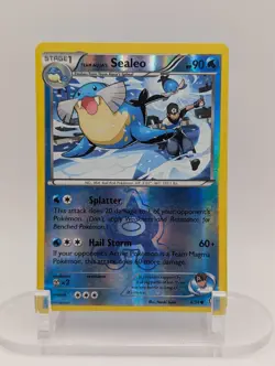 Pokemon Team Aqua's Sealeo 4/34 XY Double Crisis Reverse Holo LP ENGLISH - Image 1